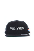 KEEP GOING. Snap Back