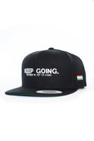 KEEP GOING. Snap Back